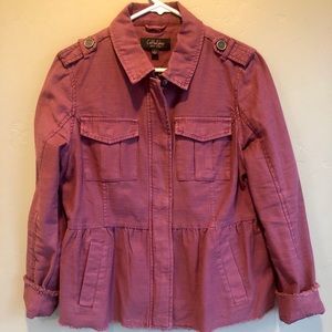 Women’s peplum coat